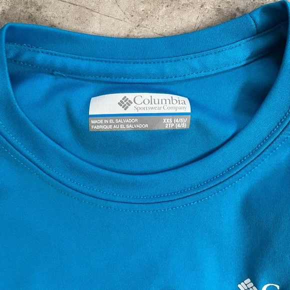 Columbia Kids' Long Sleeve Shirt Set - Blue, Orange, Teal, Gray - Picture 3 of 4